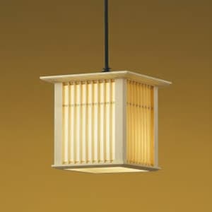 LED和風ペンダントライト LEDランプ交換可能型 白熱球60W相当 電球色 口金E26 引掛シーリング付
