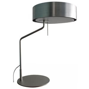 LEDテーブルランプ 《LED Capella》 白熱電球60W相当 プルスイッチ付 シルバー