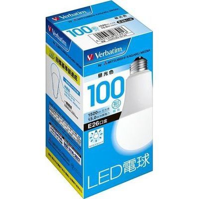 【10個セット】LED電球 一般電球形 100W形相当 広配光タイプ 昼光色 全光束1520lm E26口金 密閉型器具対応