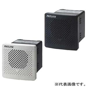 電子音報知器 《シグナルホン》 埋込専用 大音量タイプ 定格電圧AC100/220V 最大90dB □80mm 32音色内蔵(Aタイプ) ダークグレー