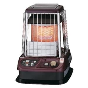 開放式石油暖房機 高電圧放電式 単相100V コンパクトタイプ 強制通気・自然対流形 回転霧化式 木造31畳/コンクリート43畳