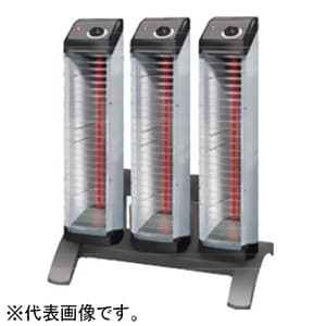 遠赤外線暖房機 《セラムヒート》 床置スリム形 トリプルタイプ 工場・作業所用 三相200V 消費電力4.5kW 電源コード別売