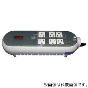 無停電電源装置 テーブルタップタイプ 常時商用給電方式 出力コンセント6個 出力容量300VA/165W