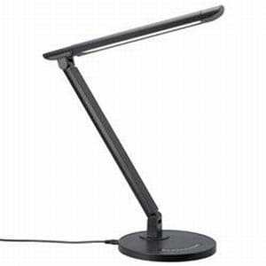 LEDスタンドライト タッチセンサースイッチ 調光機能付 ブラック
