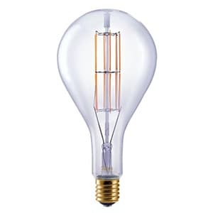 LED電球 《Siphon Grande》 ティアドロップ形 40W相当 全光束450lm 暖系電球色 E39口金 調光器対応