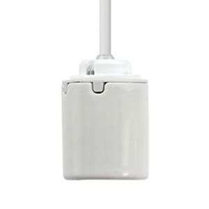 LEDペンダントライト 《blanc2 Simple》 ライティングレール取付専用 E26口金 電球別売 白