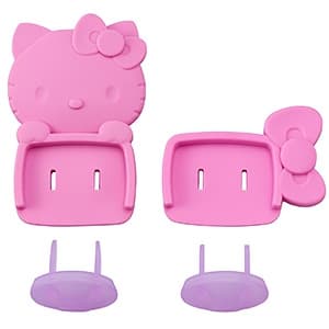 ハローキティのコンセントガード ピンク
