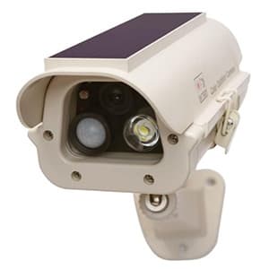 ソーラー式LEDダミーカメラ 壁面用 IP44相当