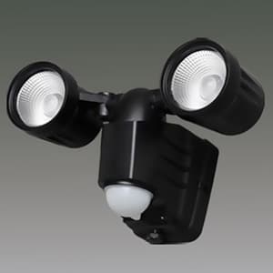 LED防犯センサーライト 屋内・屋外兼用 2灯・ベーシックタイプ IP44 電池式 昼白色