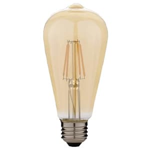 LED電球 屋内用 フィラメント電球タイプ 明るさ40W形相当 キャンドル色 E26口金 密閉型器具対応