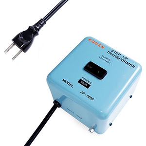 昇圧変圧器 《トロイダルトランス》 ヨーロッパ製オーディオ機器対応 AC220〜240V 定格容量500W 安全装置付