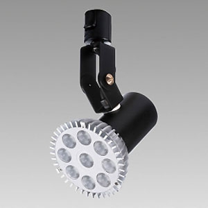 スポットライト ライティングレール取付タイプ PAR30タイプLED用 口金E26 電球別売 黒