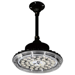 【受注生産品】高天井用LED照明器具 丸形 直付タイプ 水銀ランプ400W相当 連続調光タイプ 配光角75°昼白色