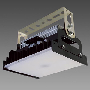 【受注生産品】高天井用LED照明器具 角形 直付タイプ 水銀ランプ400W相当 連続調光タイプ 配光角110°昼白色