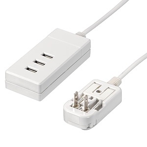 海外用マルチ変換タップ USB3ポート A・C・O・BF・SEタイプ対応 USB出力2A
