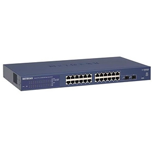 スマートスイッチ 1000BASE-T 24ポート SFP 2スロット レイヤー2+ ラックマウントキット付